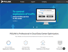 Tablet Screenshot of piolink.com